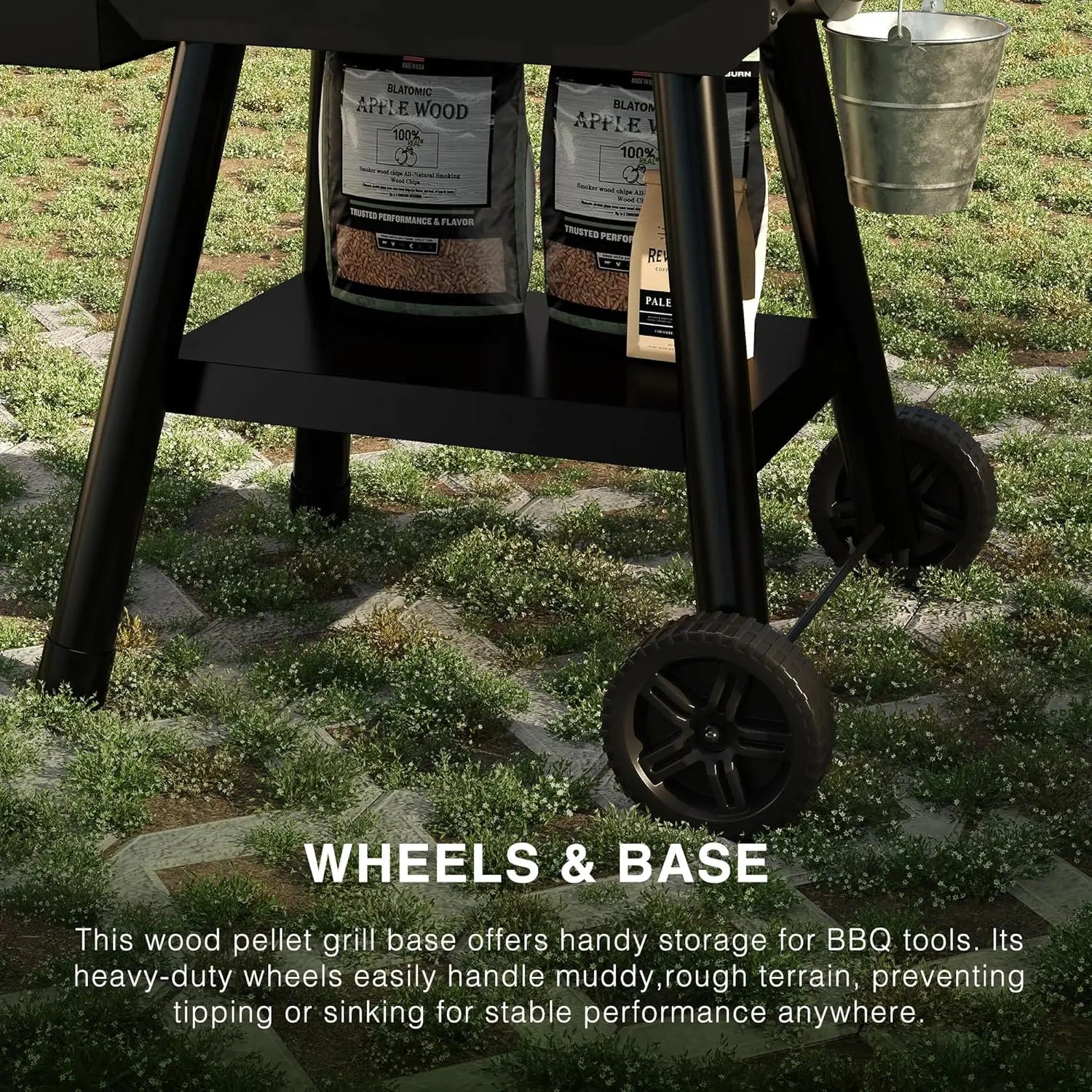 LCD Control Wood Pellet Smoker Grill With Auto Feed - Arthur's Wellness Emporium