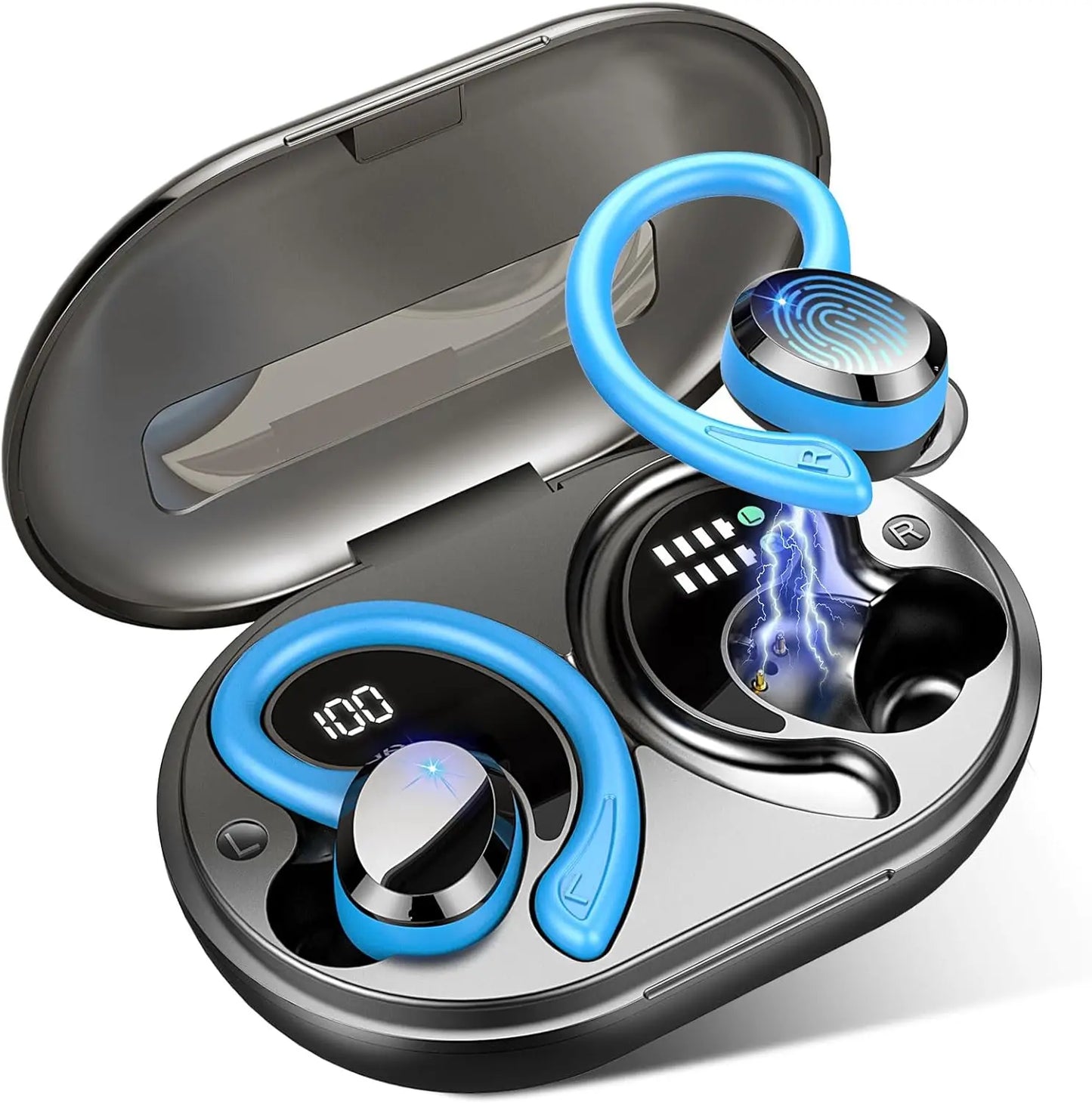 Drsaec Wireless Earbuds Bluetooth 5.3 ANC IP7 Waterproof 40H Playback