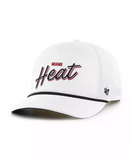 47 Brand Miami Heat White Fairway Hitch Adjustable Hat