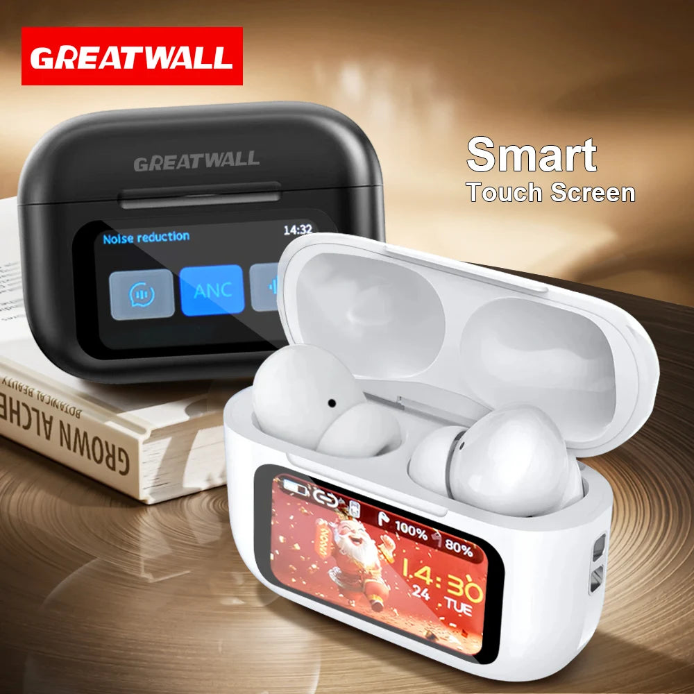 GREATWALL Wireless Bluetooth Earphones With ANC Noise Reduction And Mic - Arthur's Wellness Emporium