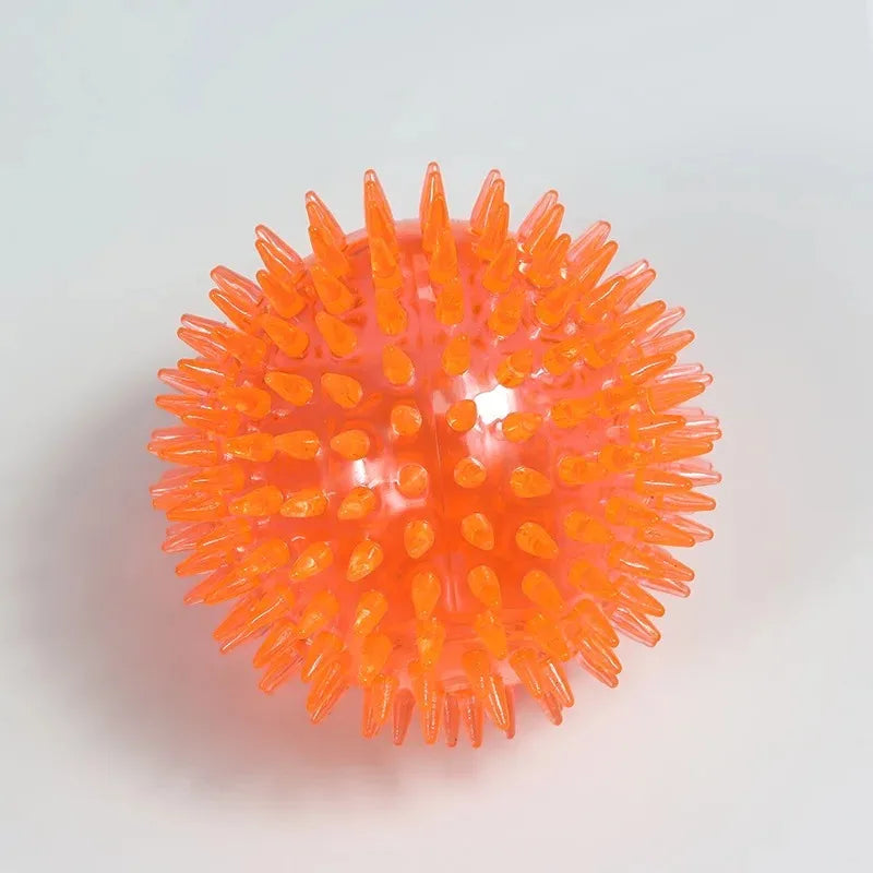 TPR Squeaky Dog Ball Toy Tooth Cleaning Chew For Training - Arthur's Wellness Emporium