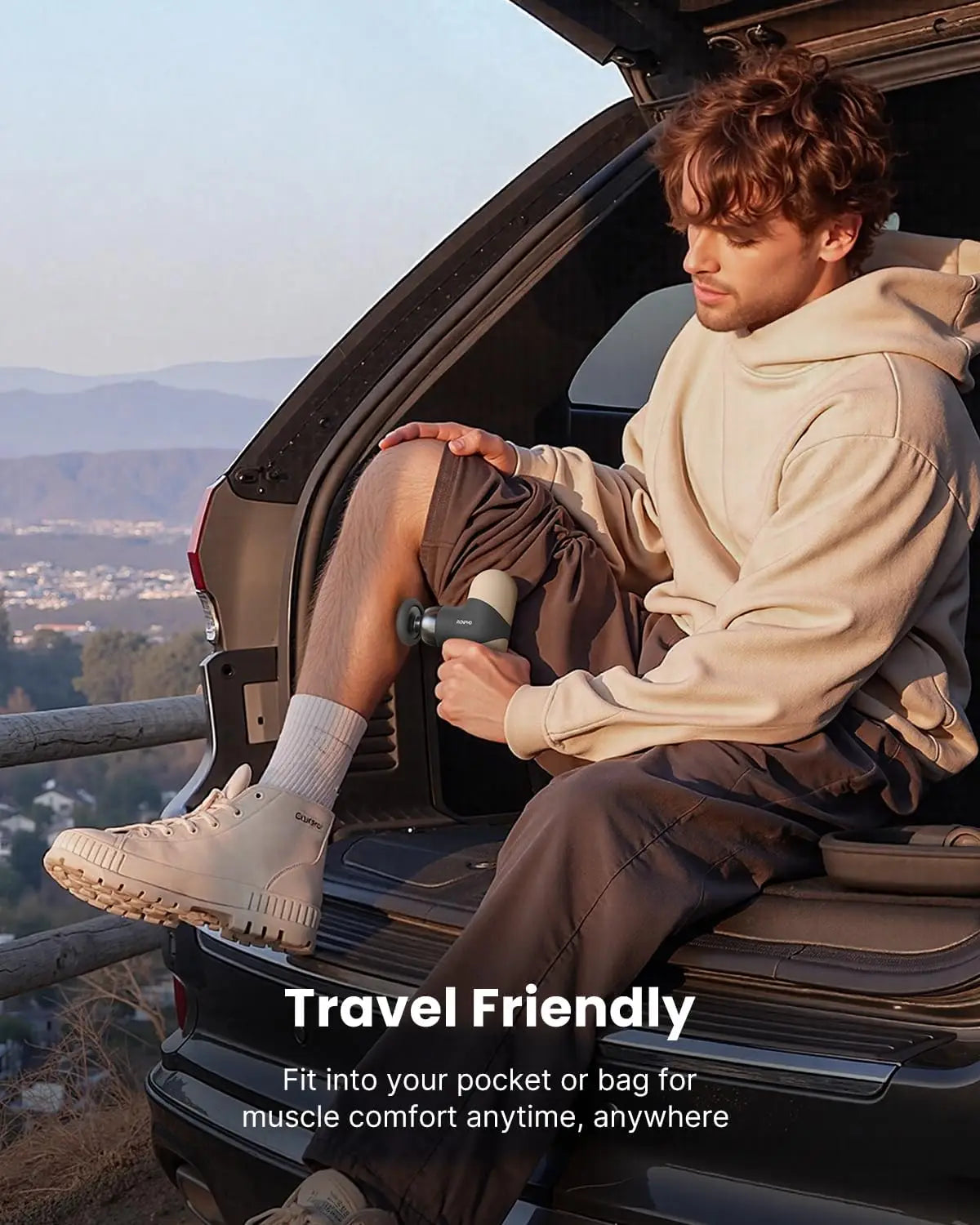 Mini Thermal Massage Gun With Heat Portable Percussion Massager Case