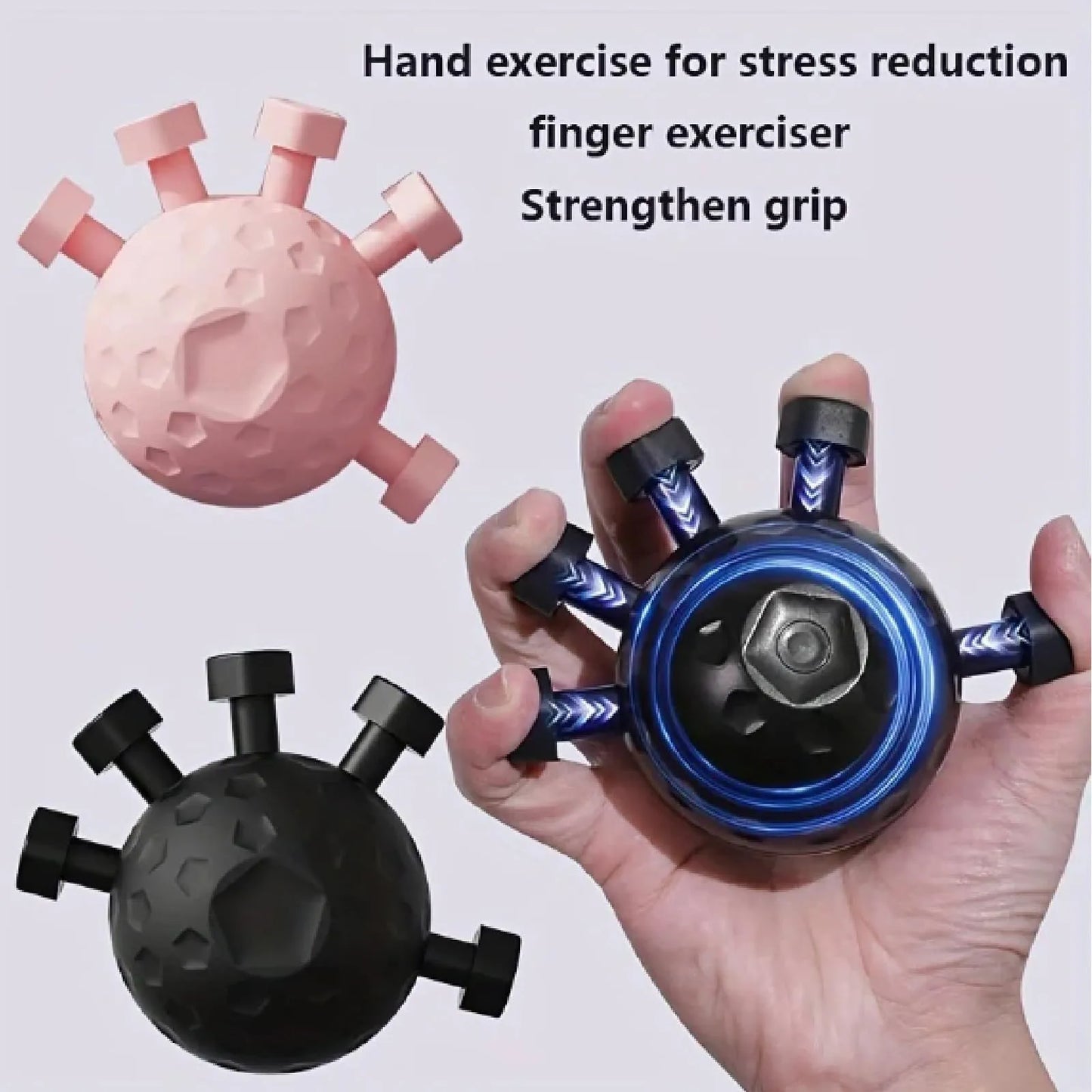 Hand Grip Finger Trainer Strengthener Adjustable Fitness
