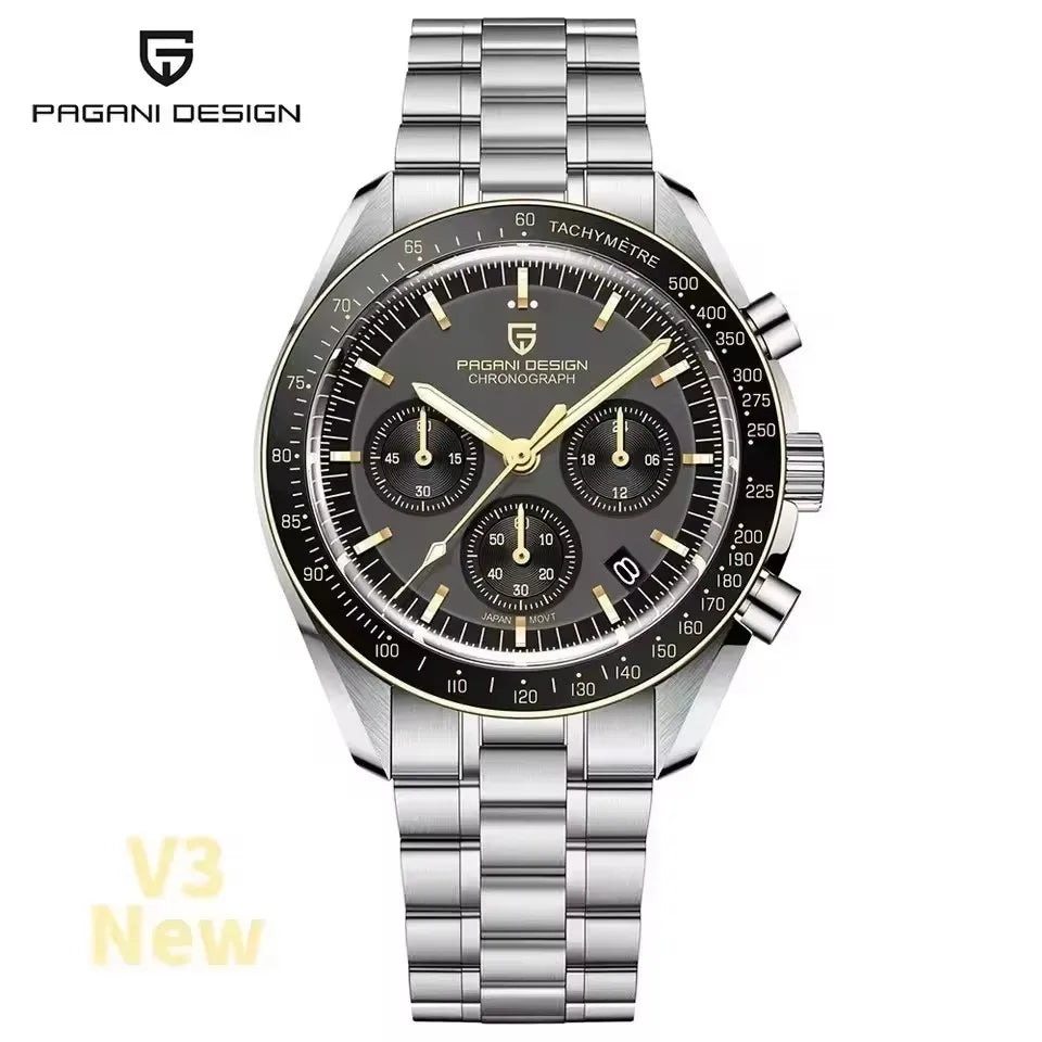Pagani Design Moon V6 Men's Quartz Chronograph Watch