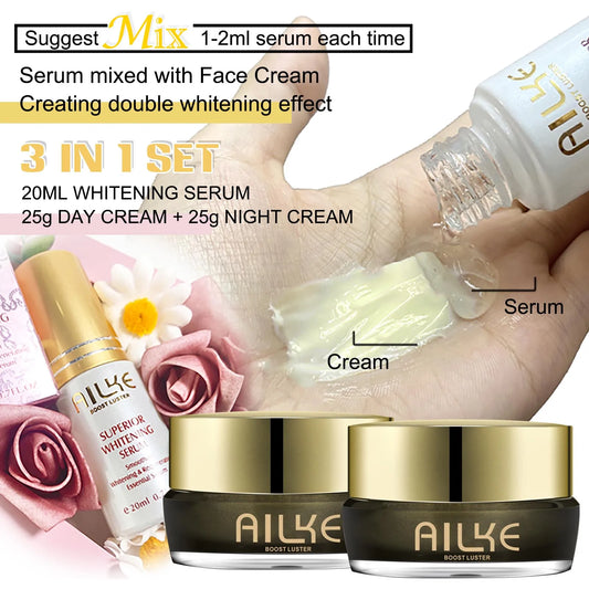 AILKE Whitening Face Cream with Collagen and Niacinamide