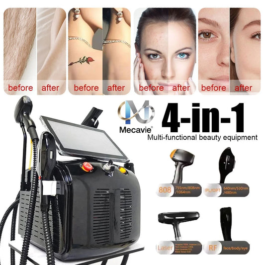 Emsnova 4In1 Diode Laser Pico 808 Hair Removal System - Arthur's Wellness Emporium
