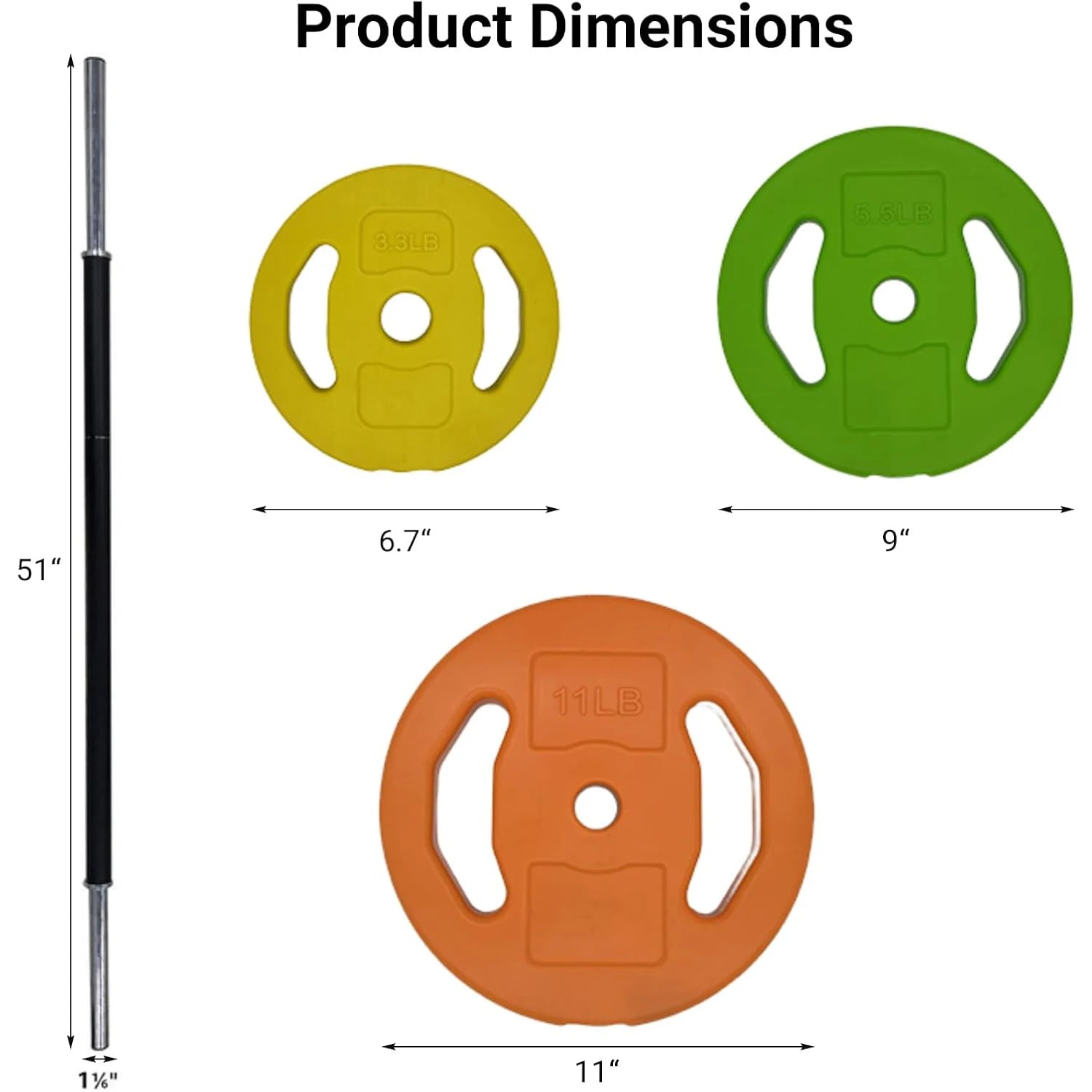HiMISS Adjustable Barbell Weight Set For Home Gym Strength Training - Arthur's Wellness Emporium