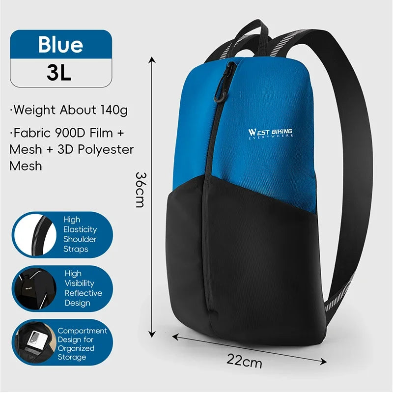 West Biking Bicycle Backpack Outdoor Hydration Hiking Bag - Arthur's Wellness Emporium