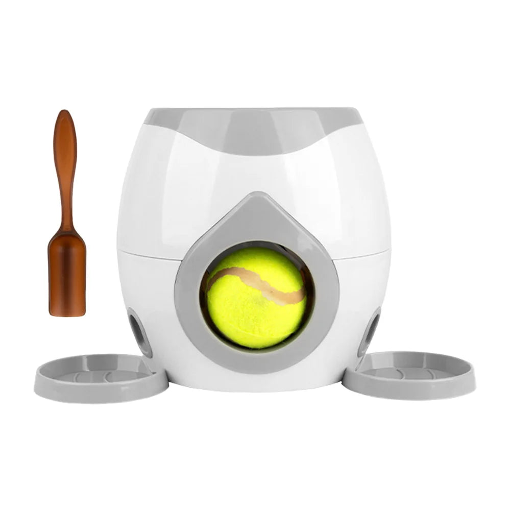 Alloet Mini Tennis Ball Launcher For Dogs Interactive Toy