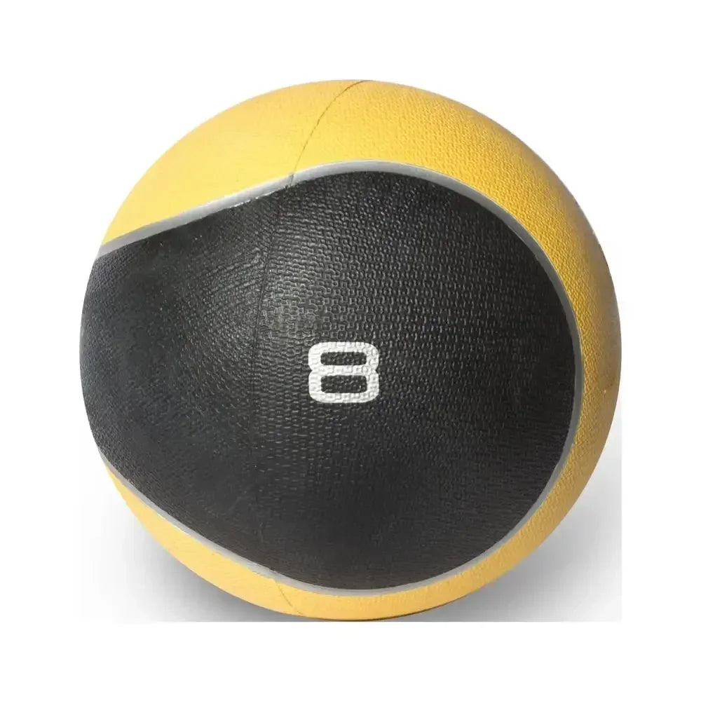 Rubber Barbell Medicine Ball 8lb for Core Training