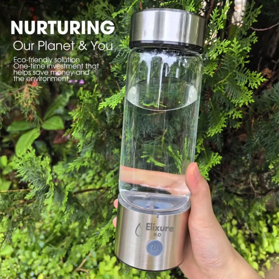 Portable Hydrogen Water Bottle With Ionized Alkaline Tech - Arthur's Wellness Emporium