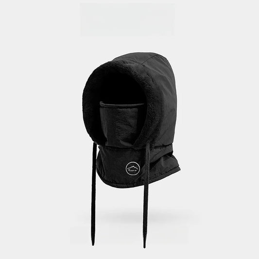 Unisex Winter Plush Fleece Balaclava Hat For Outdoors