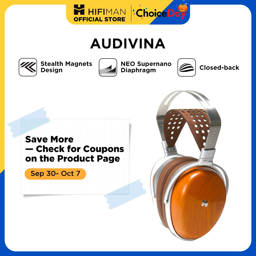 Hifiman Audivina Closed Back Planar Magnetic Headphone