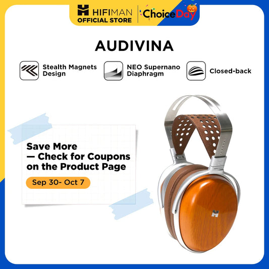 Hifiman Audivina Closed Back Planar Magnetic Headphone
