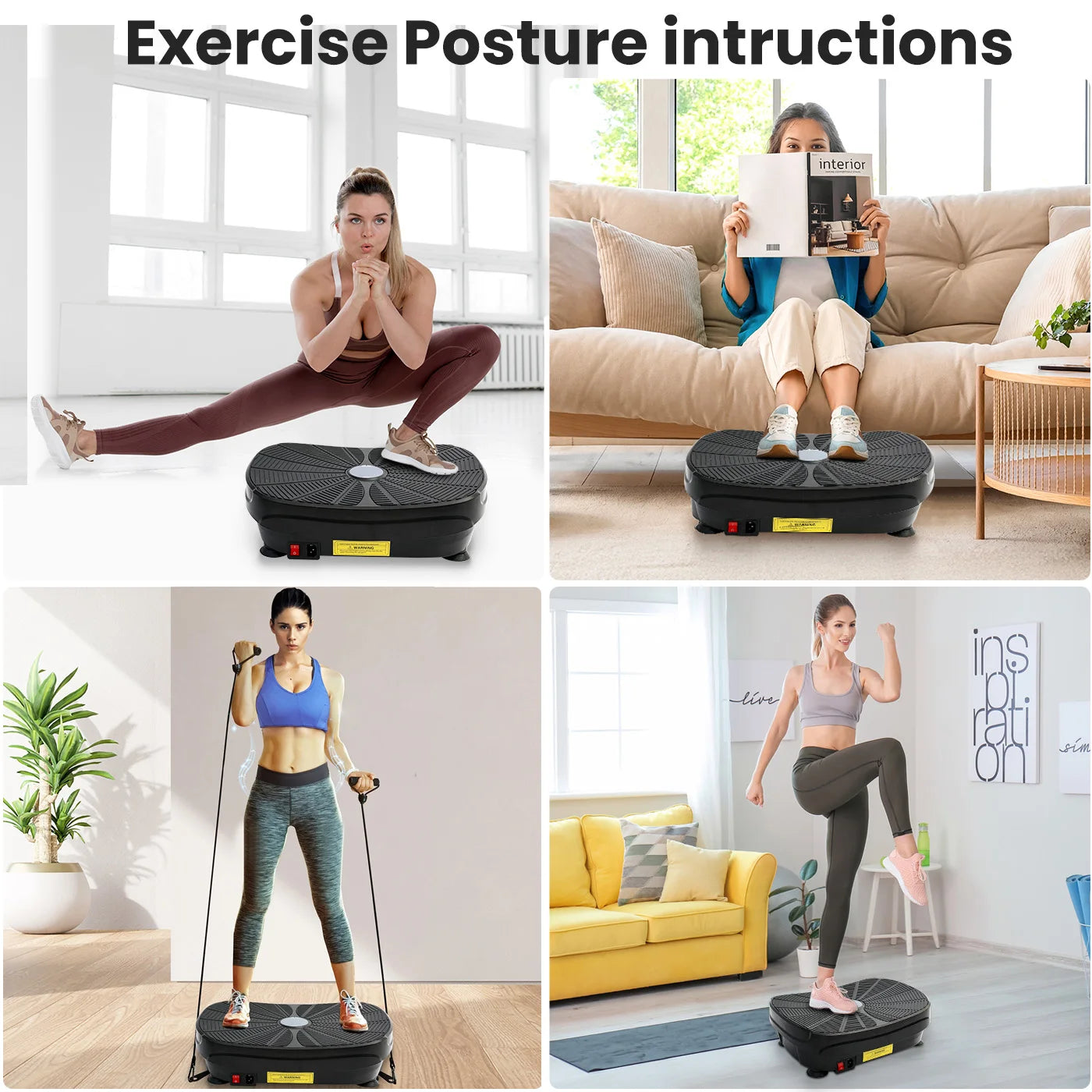 Vibration Plate Exercise Machine For Whole Body Workout - Arthur's Wellness Emporium