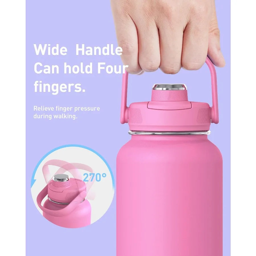 Stainless Steel Insulated Water Bottle Keeps Drinks Cold - Arthur's Wellness Emporium