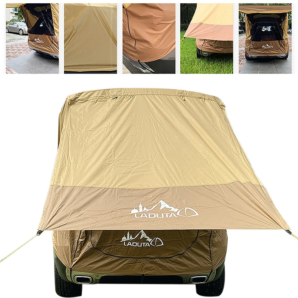Car Tailgate Tent Awning For SUV Camping Outdoor Waterproof Shelter - Arthur's Wellness Emporium