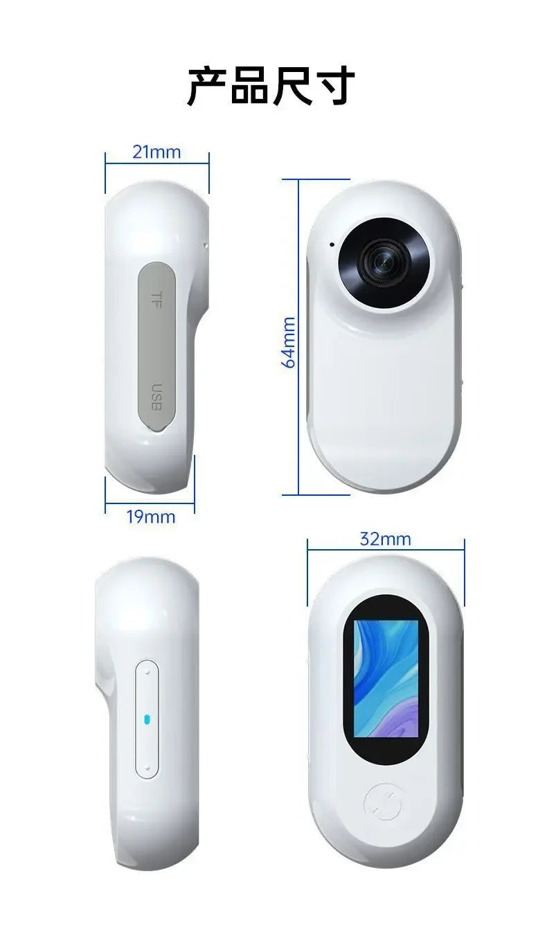 LISMCN 1080P Pet Camera Portable HD Detachable Collar Cam - Arthur's Wellness Emporium