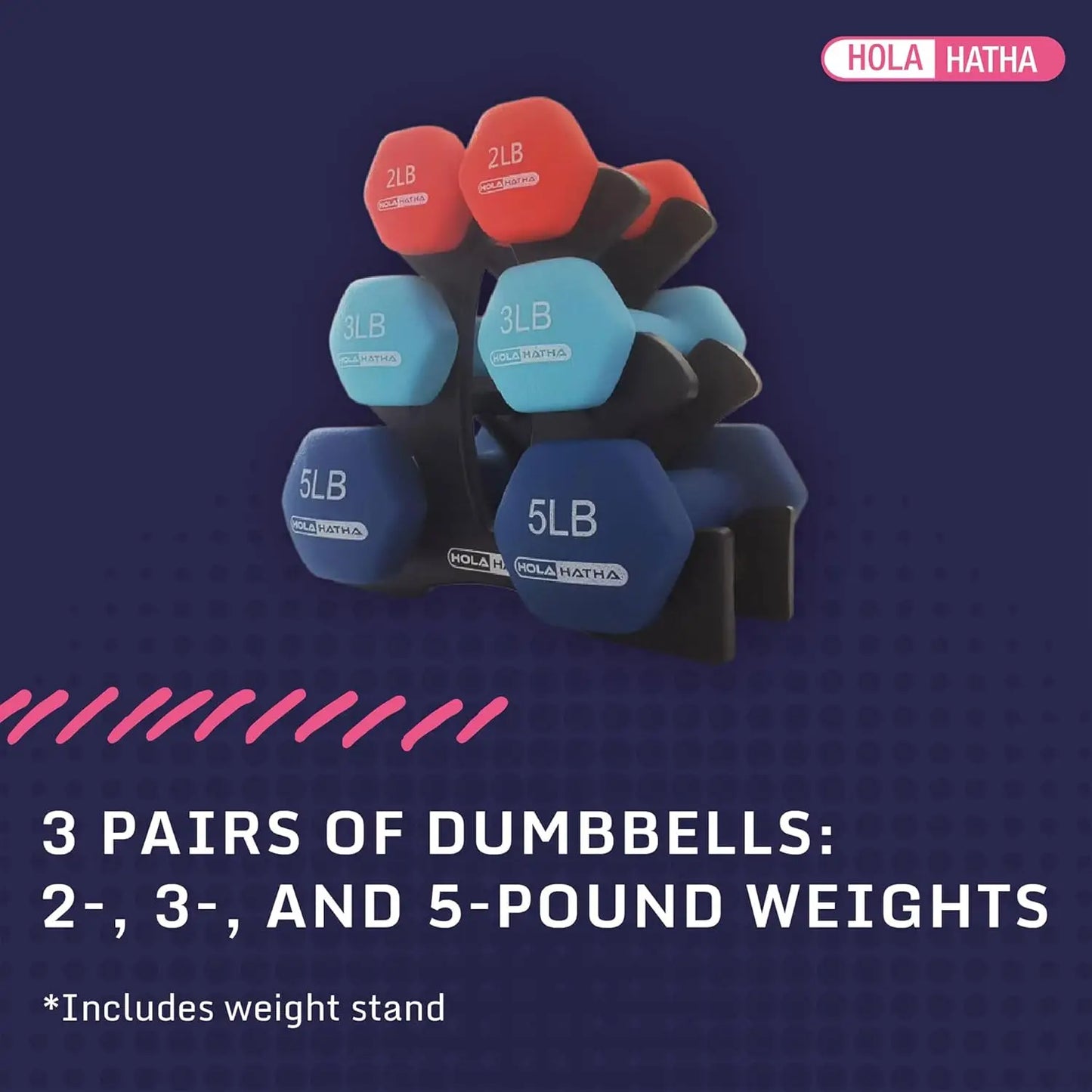 Dumbbell Weight Set with Rack for Home Strength Training