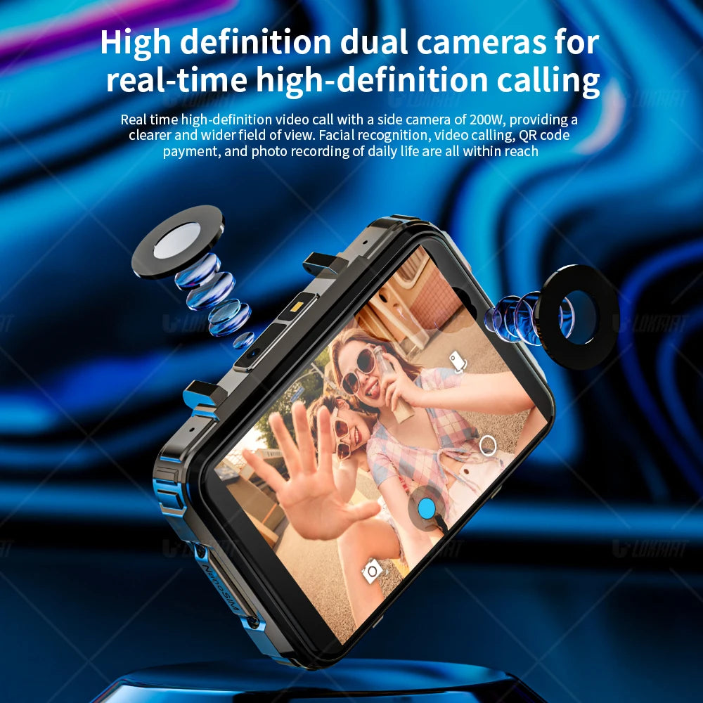 Lokmat Android Watch Phone 4G Dual Camera Big Screen