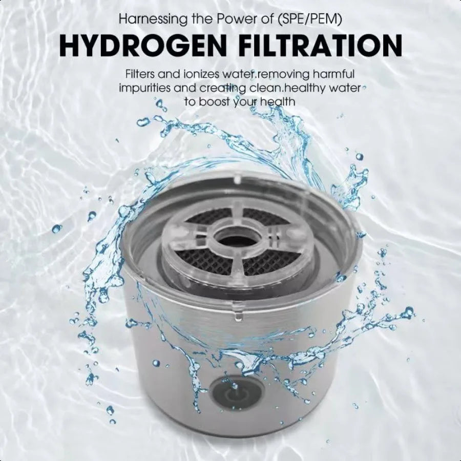 Portable Hydrogen Water Bottle With Ionized Alkaline Tech - Arthur's Wellness Emporium