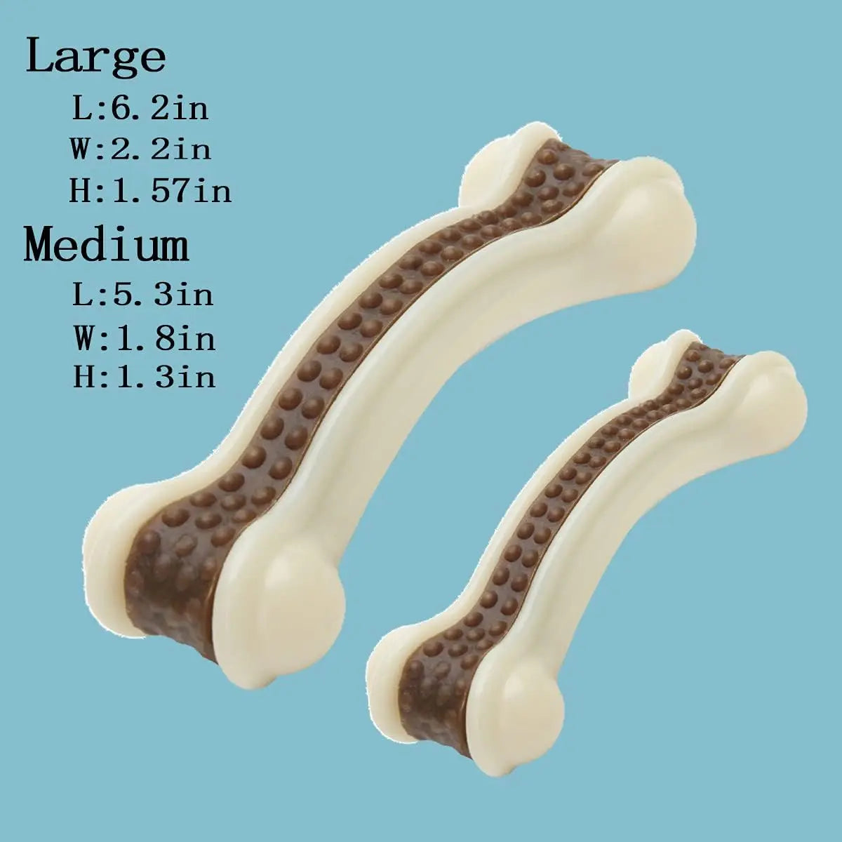 Beef Flavor Dog Chew Toys Nylon Bones For Aggressive Chewers