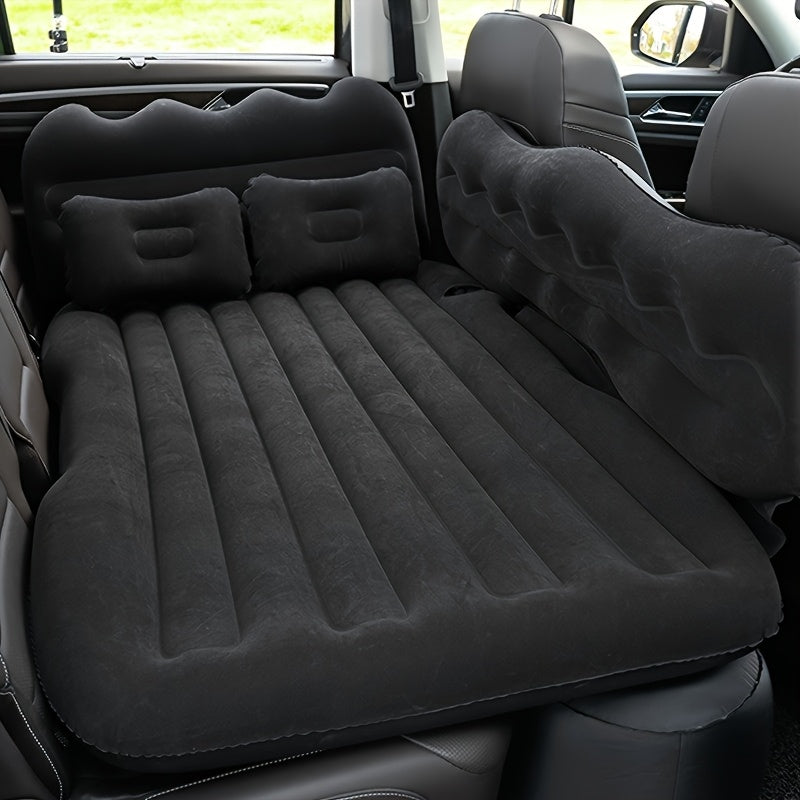 Inflatable Car Bed With Flocked Surface For Camping And Travel - Arthur's Wellness Emporium