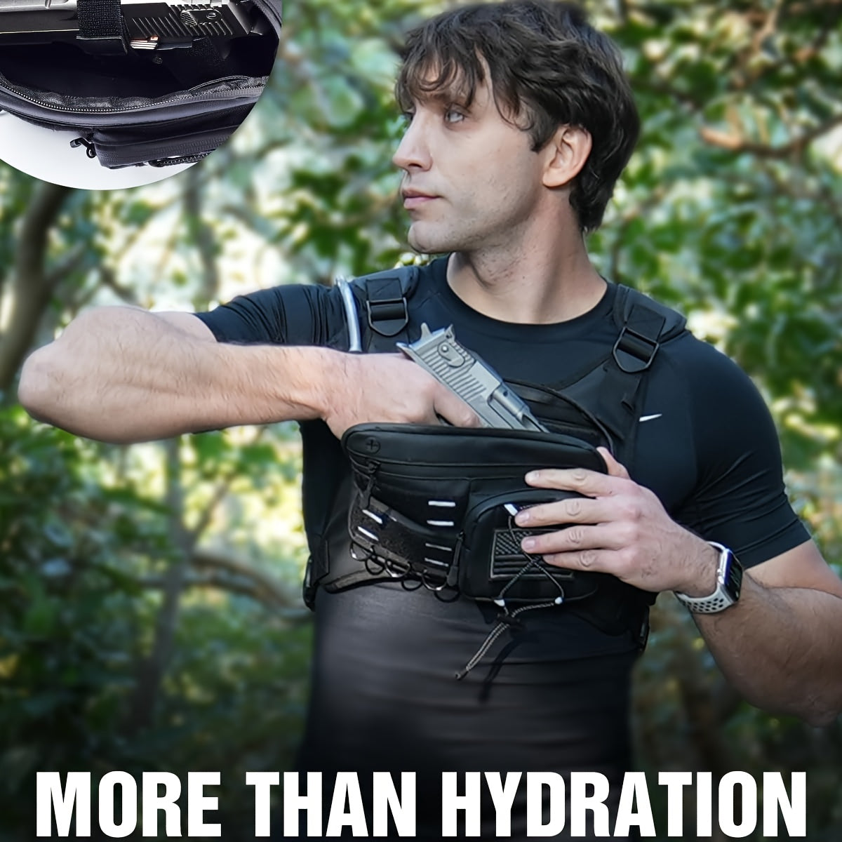 Running Hydration Vest With 67.63oz Water Bladder - Arthur's Wellness Emporium