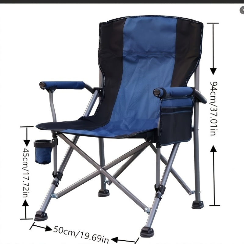 Tusheng Outdoor Portable Folding Camping Insulated Chair With Lumbar Support - Arthur's Wellness Emporium
