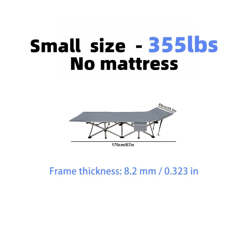 DEYUI Folding Bed With Mattress For Camping And Guests - Arthur's Wellness Emporium
