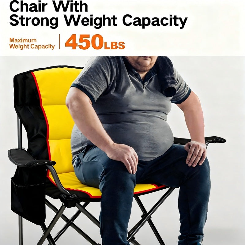 Tusheng Outdoor Portable Folding Camping Insulated Chair With Lumbar Support - Arthur's Wellness Emporium