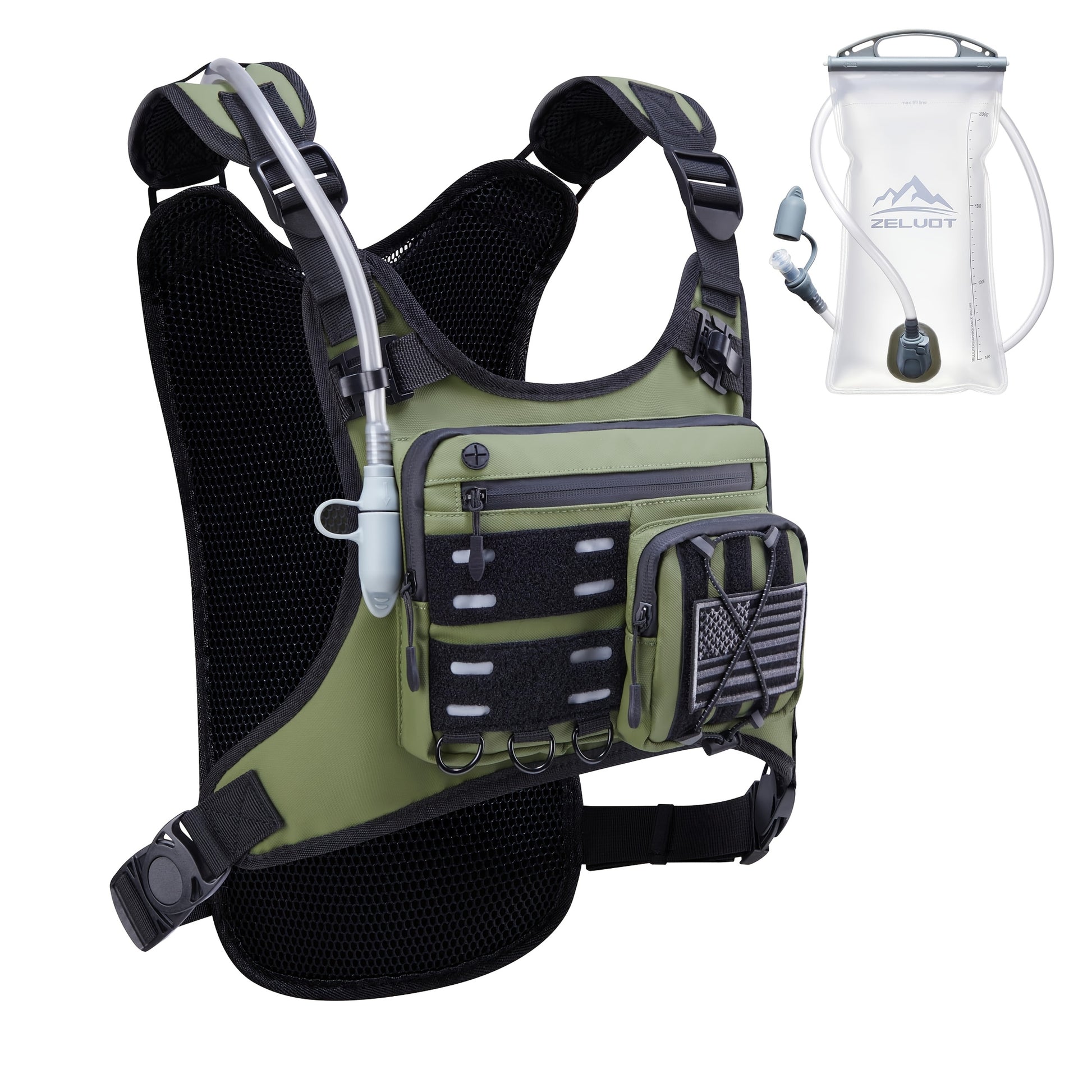 Running Hydration Vest With 67.63oz Water Bladder - Arthur's Wellness Emporium