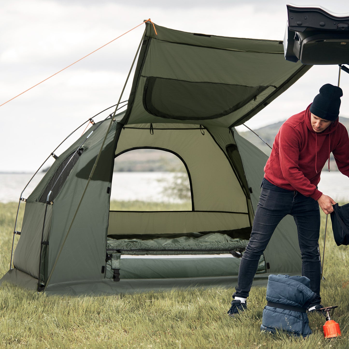 Multigot Outdoor Foldable Camping Tent Cot Five In One Pad - Arthur's Wellness Emporium