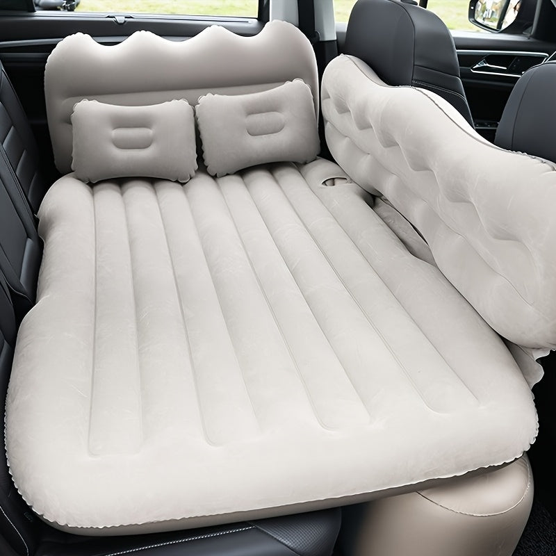 Inflatable Car Bed With Flocked Surface For Camping And Travel - Arthur's Wellness Emporium